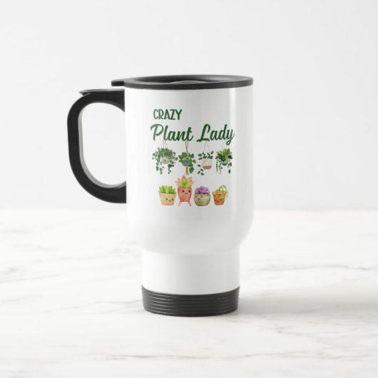 Mug De Voyage Dingue plante (Gauche)