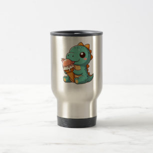 Mug De Voyage Dino mignonne de glace mangeur