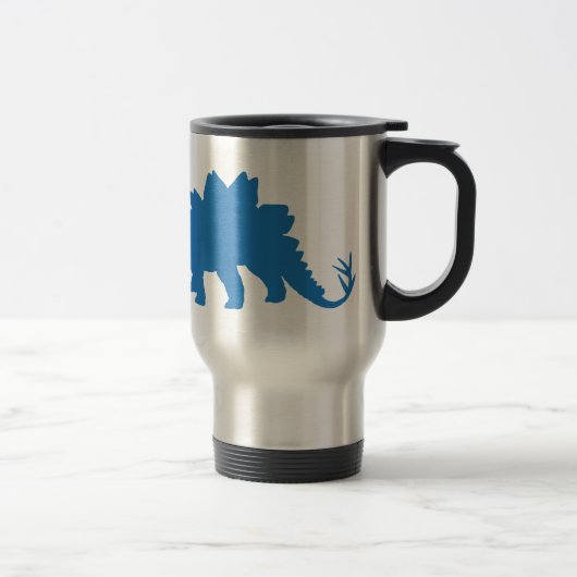 Mug De Voyage Dinosaure Bleu (Droit)