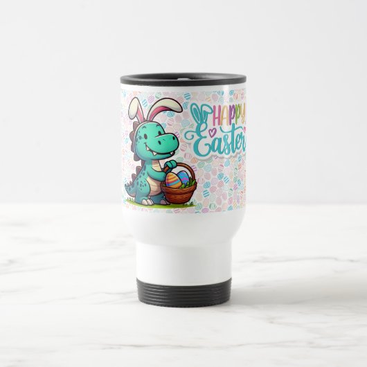 Mug De Voyage Dinosaure de lapin de Pâques (Centre)