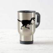 Mug De Voyage Dinosaure de Velociraptor (Devant droit)