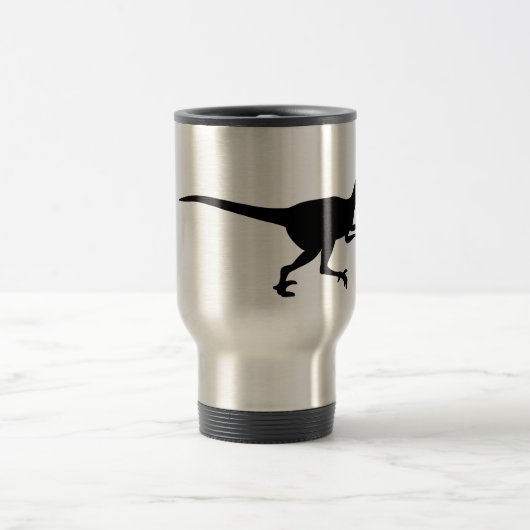 Mug De Voyage Dinosaure de Velociraptor (Centre)