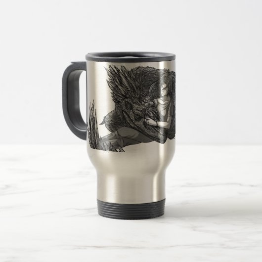 Mug De Voyage Dinosaure endormi (Devant gauche)