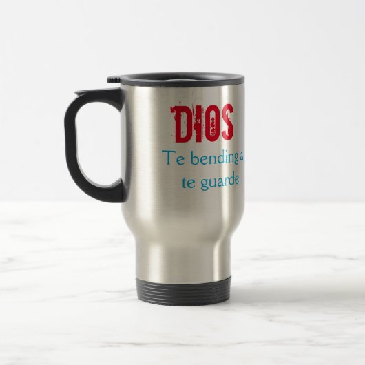 Mug De Voyage Dios te bendiga y te guarde (Gauche)