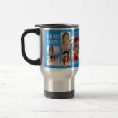 Mug De Voyage Diplômé en multi-photo de script moderne (Gauche)