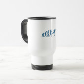 Mug De Voyage Disk Golf Evolution - Un cadeau amusant pour Disk  (Devant gauche)