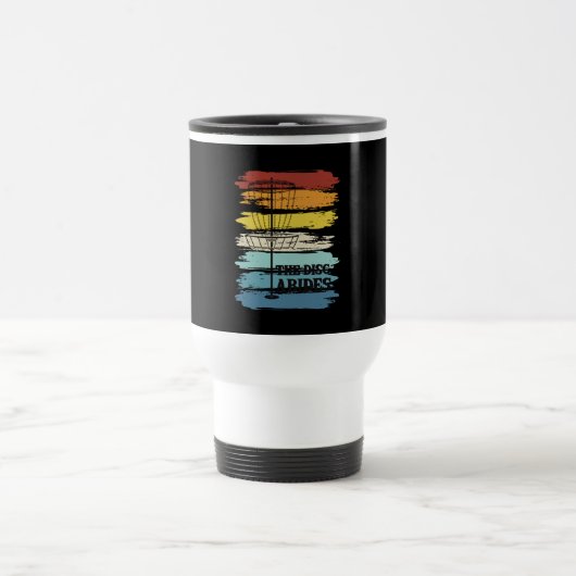 Mug De Voyage Disque Golf Rétro (Centre)