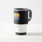 Mug De Voyage Disque Golf Rétro (Devant droit)