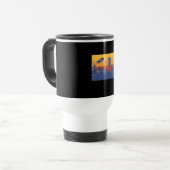 Mug De Voyage Disque Golf Rétro (Devant gauche)