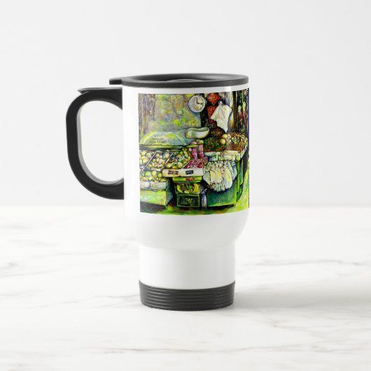 Mug De Voyage Dit pour impliquer toute l'idée (Gauche)
