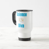 Mug De Voyage Diva atomique de la Science (Devant gauche)