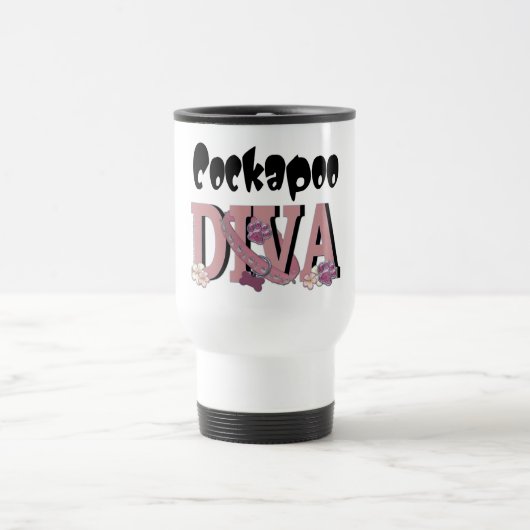 Mug De Voyage DIVA de Cockapoo (Centre)