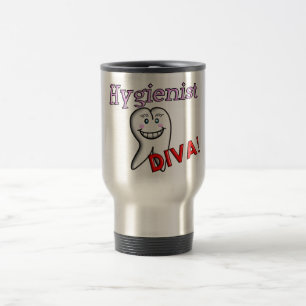 Mug De Voyage DIVA d'hygiéniste de cadeaux d'hygiéniste dentai