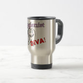 Mug De Voyage DIVA d'hygiéniste de cadeaux d'hygiéniste dentaire (Devant droit)