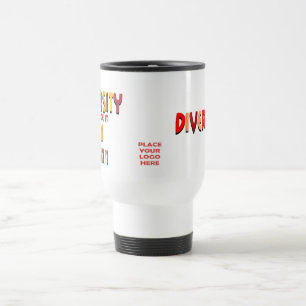 Mug De Voyage Diversité Embrasser diversité blanc Voyage Mug