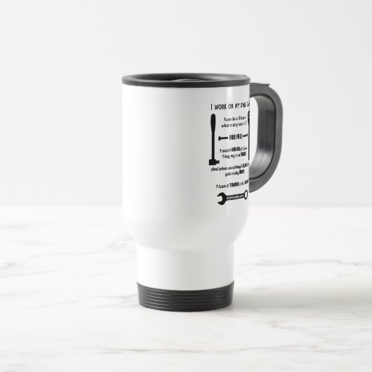 Mug De Voyage DIY Mechanic (Devant droit)