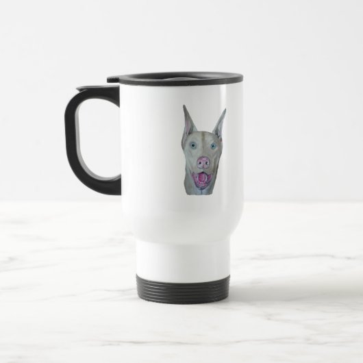 Mug De Voyage Doberman Pinscher (Gauche)