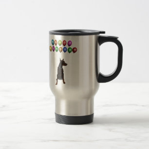 Mug De Voyage Doberman Pinscher souhaite Bonne Année 2016