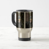 Mug De Voyage Dobermann dans la forêt (Devant gauche)