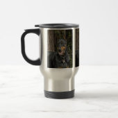 Mug De Voyage Dobermann dans la forêt (Gauche)