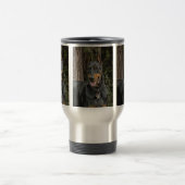 Mug De Voyage Dobermann dans la forêt (Centre)