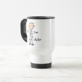 Mug De Voyage Docteur Stick Figure (Devant gauche)