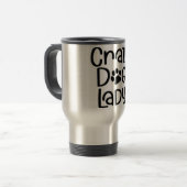 Mug De Voyage ****DOG DOG LADY***** 10oz "VOYAGE MUG" (Devant gauche)