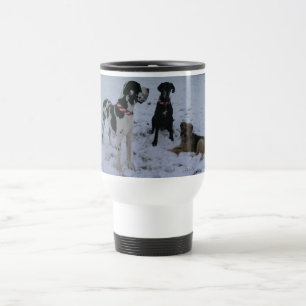 Mug De Voyage Dogue allemand, great dane, chiens, Noël