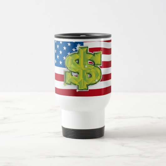 Mug De Voyage Dollar américain (Centre)