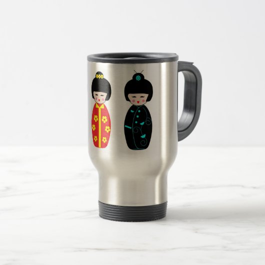 Mug De Voyage Dollar asiatique (Devant droit)
