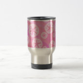 Mug De Voyage Dollar de sable blanc et rose (Centre)