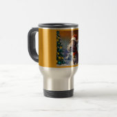 Mug De Voyage Donkey de Noël 1 (Devant gauche)