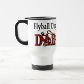 Mug De Voyage Dons de chien de volley-ball (Gauche)