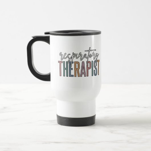 Mug De Voyage Dons d'un thérapeute respiratoire (Gauche)