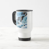 Mug De Voyage Door County Wisconsin | Frozen Winter   (Devant gauche)