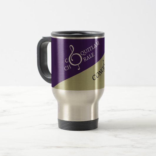 Mug de voyage double logo (Devant gauche)