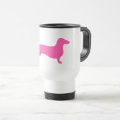 Mug De Voyage Doxie rose (Devant droit)