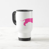 Mug De Voyage Doxie rose (Devant gauche)