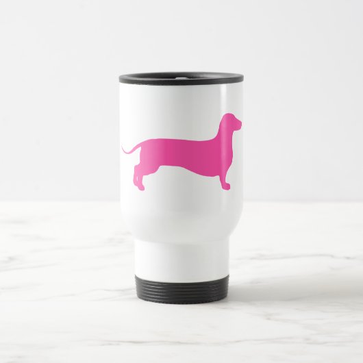 Mug De Voyage Doxie rose (Centre)