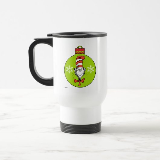 Mug De Voyage Dr Seuss | Grinch | Chat dans l'ornement Casquette (Gauche)