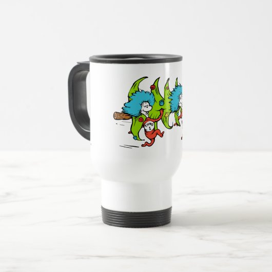 Mug De Voyage Dr Seuss | Grinch | Une chose Noël (Devant gauche)