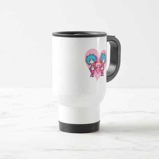 Mug De Voyage Dr. Seuss Valentine | Chose 1 Chose 2 (Devant droit)