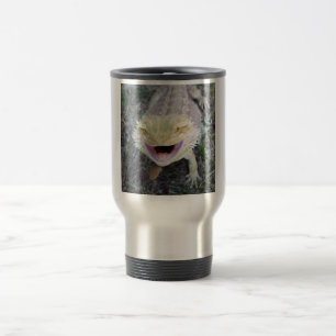 Mug De Voyage Dragon barbu heureux superbe