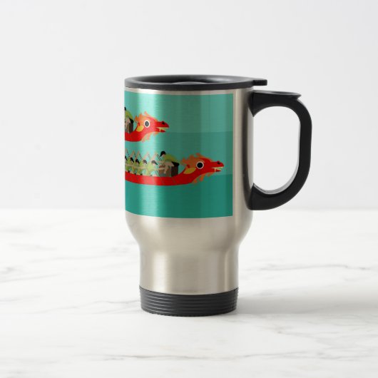 Mug De Voyage Dragon Boat Racing (Droit)