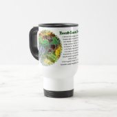 Mug De Voyage Dragon Cosmique Émeraude (Devant gauche)