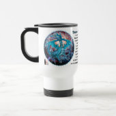 Mug De Voyage Dragon Cosmique Turquoise (Gauche)