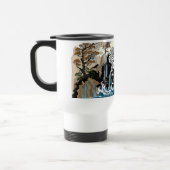 Mug De Voyage Dragon d'azur et Tigre blanc. Illustration (Gauche)