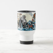 Mug De Voyage Dragon d'azur et Tigre blanc. Illustration (Centre)