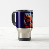 Mug De Voyage Dragon de Noël 2 (Devant gauche)
