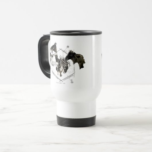 Mug De Voyage Dragon de queue hongroise (Devant gauche)